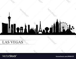 Las Vegas City Skyline Silhouette Background Vector Illustration Download A Free Preview Or High Qua City Skyline Silhouette Las Vegas City Skyline Silhouette