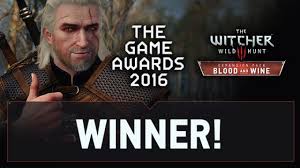 The Witcher 3 Wild Hunt Blood And Wine Named Best Rpg During The Game Awards 2016 Cd Projekt Red