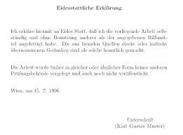 Eidesstattliche Erklarung Bachelorarbeit Beispiel Vorlage Tipps
