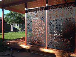 Decorative Privacy Metal Screens Corten Steel Powder Coated Patterrns Outdoor Screen Panels Garden Privacy Screen Outdoor Privacy
