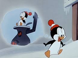 Some cartoon characters didn't have a cameo in the movie, but they were mentioned in it by other characters. Cartoon Of The Day Hot And Cold Penguin Squonk