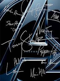 How Much These Signatures Are The Characters Stark Taking Center Stage Fury Edging In On Stark Potts Neat Writ Avengers Marvel Superheroes Avengers Actors
