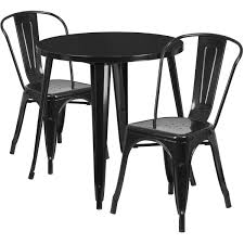 I joined the wood top with glue and pocket screws (the kreg jig makes it easy!) and then finished it with some homemade wood stain. 30 Round Metal Restaurant Table With Steel Chairs