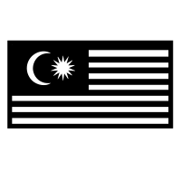 In the canton position (the upper left rectangle of the flag). Malaysian Flag Icons Download Free Vector Icons Noun Project