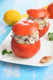 Tomates Aux Crevettes Grises Recette Belge Recette Crevettes Grises Tomate Crevette Crevettes