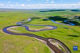 美丽中国丨夏日莫尔格勒河-新华网