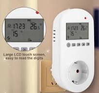 16A Plug EU Socket Room Heating Plug Thermostat Temperature Controller 220  Volt 16A 3000W