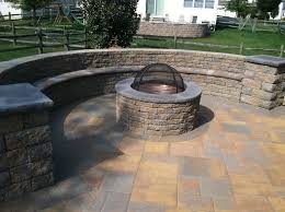 See more ideas about patio steps, patio, patio stairs. Ep Henry Bristol Stone Paver Patio With Fire Pit Rustic Patio Wilmington By Autumn Hill Patio Landscape Houzz