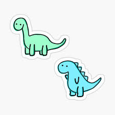 See more ideas about dinosaur, cartoon dinosaur, cute dinosaur. Cartoon Dinosaur Stickers Redbubble