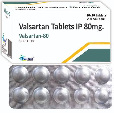 Valsartan Tablets IP, 80 mg at ₹ 88.10/stripe in New Delhi | ID: 21465378397