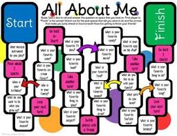 All About Me Board Game About Me Activities All About Me Activities Reading Comprehension Practice