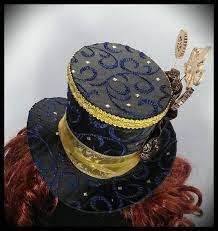 Steampunk Hat Pattern Free Photo Tutorial Pdf Instant Etsy Steampunk Hat Steampunk Accessories Mini Top Hat