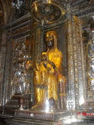 The image of our lady of montserrat, popularly known as la moreneta (the dark one), due to the dark colour of her skin, is a truly beautiful 12th century romanesque polychrome carving. 24 Our Lady Of Montserrat Ideas Montserrat Lady Madonna Madonna