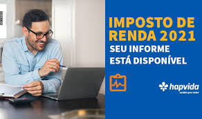 A declaração de recebimento de dinheiro do exterior no imposto de renda 2021 depende exclusivamente da pessoa e não tem facilidade do informe de rendimentos que é. Imposto De Renda 2021 Hapvida Plano De Saude