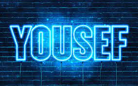 Surname youssef is used at origin of this name is hebrew. Download Wallpapers Yousef 4k Wallpapers With Names Horizontal Text Yousef Name Happy Birthday Yousef Blue Neon Lights Picture With Yousef Name For Desktop Free Pictures For Desktop Free