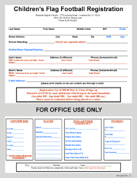 Free youth football registration form template. Blank Youth Football Registration Forms Fill Online Printable Fillable Blank Pdffiller
