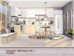 The Sims Resource Simple Kitchen Pt 1 By Ung999 Sims 4 Downloads Sims 4 Kitchen Simple Kitchen Kitchen Sets