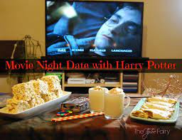 Harry Potter Movie Night With Butter Beer Popcorn The Tiptoe Fairy