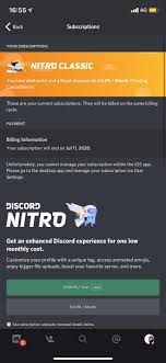 Maybe you would like to learn more about one of these? I Would Like To Stop My Discord Nitro Classic Immediately Because I Wanna Buy The Boosted One I Got This For Free And I Don T Want It How Can I Throw This