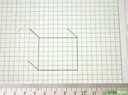 How to draw a simple 3d cube using graph paper. How To Draw A 3d Box 14 Steps With Pictures Wikihow