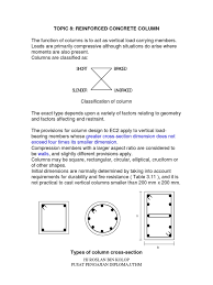 2020 bengkel penilaian pengajaran dan pembelajaran (p&p) pusat pengajian diploma bersama mantan tnc hepa (prof. Topic 8 Concrete Column Column Bending