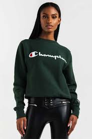 Black And White Sweatshirt Womens Champion Women S Crewneck Sweatshirt In Black White Grey And Dark Grey Womens Crewneck Green Sweatshirt Outfit Crew Sweatshirts