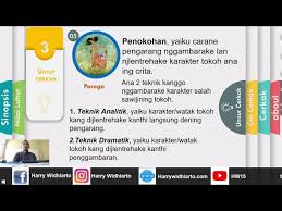 Pada kesempatan kali ini kami ingin memberikan rangkuman materi pelajaran bahasa inggris untuk sma kelas 1 semester 1 dan 2. Media Pembelajaran Bahasa Jawa Materi Cerkak Kelas X Semester Gasal Youtube