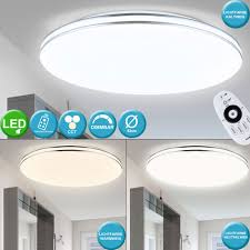 Led ceiling light fixture lamp flush mount bedroom. Led Ceiling Lamp Remote Control Dimmable D 53 Cm Pierre Etc Shop
