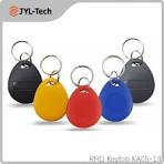 [Hot Item] Customized Logo 13.56MHz Passive NFC Classic 1K ABS RFID Access  Keyfob Keychain