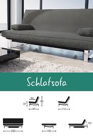 Diese qualitativ hochwertige sofahusse passt perfekt für das sofa ektorp 2 sitzer nicht ausklappbar von ikea. Stoff Schlafsofa In Grau Ausklappbar Schlafcouch Astoria Schlafsofa Sofa Design Schlafsofa