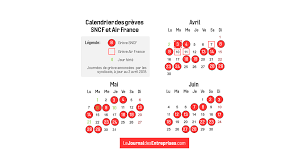 Calendrier des grèves en 2018. Greves Dix Solutions Pour Innover Dans La Facon De Se Deplacer Et Travailler Le Journal Des Entreprises