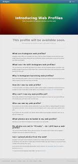 Coming Soon Instagram Will Start Webprofiles Will Look Like Nike S Exam Social Media Digital Marketing Social Media Resources Social Media Marketing Tools