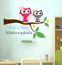 We did not find results for: Personalized Childrens Decor Sisters Wall Decal Owl By Lucylews 48 00 Owl Nursery Girl Owl Bedroom Decor Owl Decor
