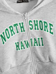 Find out what points are, what they're for and how to get them quickly when you shop for clothes and accessories in the shein online fashion shop. Zip Up Drop Shoulder Letter Graphic Crop Hoodie Shein Eur