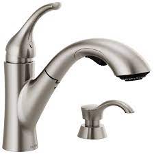 Delta pull out kitchen faucet hose. Single Handle Pull Out Kitchen Faucet 16932 Sssd Dst Delta Faucet