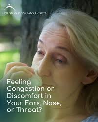 It’s the perfect time to pay attention to your auditory and respiratory  health., At Houston Physicians’ Hospital, our ENT specialists are ready to  help you manage and treat symptoms related to ...
