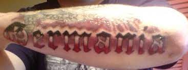 Find the latest germania tattoos by 100's of tattoo artists, today on tattoocloud. Buletin Germania Mein Neuestes Tattoos Von Tattoo Bewertung De