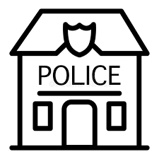 I am blessed and proud to serve as downey's 11th police chief. Police Station Badge Line Icon Police Department Illustration Isolated On White Police Office Outline Style Design Stock Vector Illustration Of Architecture House 126776934