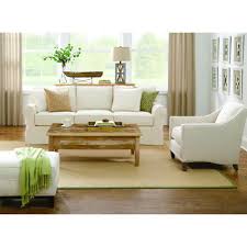 Home Decorators Collection Mayfair 95 In Classic Natural Twill Fabric Long Sofa 1640010830 Loveseat Living Room Home Decorators Collection Long Sofa