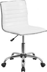 Rimiking ergonomic executive office chair task chair swivel office chair comfortable bonded leather desk chair computer chair home office chair with wheels and arms, white 4.8 out of 5 stars 17 $78.03 $ 78. 9 Best Armless Office Chairs 2021 Review Overheard On Conference Calls