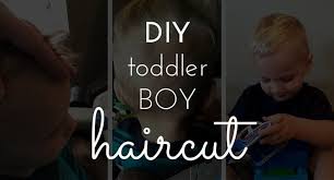 Versatile and dapper, this modern comb over hairstyle is paired with a fade on the sides and hard part. Diy Tutorial How To Cut Toddler Boy Hair At Home Jules Co