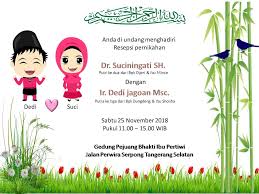 Informasi undangan yang kami bagikan semoga menjadi informasi terbaik dan bisa benrmanfaat untuk semua khususnya informasi tentang format undangan pernikahan islami word terbaru 2020 yang semuanya kami kumpulkan dengan serapih mungkin. Template Undangan Pernikahan Desain Unik Menggemaskan Sanggar Rias Pengantin Padalarang Cimahi Bandung