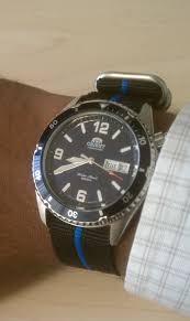 Although a much newer brand than others featured on this list, having been established in. My Real And Reddit Birthday Presents To Myself Blue Orient Mako And A Maratac Blue Stripe Zulu Strap Leather Watch Strap Nato Strap Leather Watch
