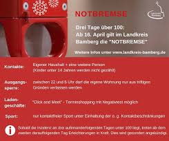 Notbremse — notbremsgriff einer regionalbahn. Notbremse Im Landkreis Bamberg Ab Freitag
