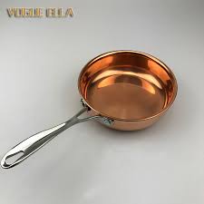Shropshire made 4¾'' (12cm) spun copper saucepan with pure tin lining © a small saucepan for delicate sauces and serving to. Pure Copper Frying Pan Mini Small Fry Steak Egg Pan Thickening Copper Red Pans No Coating Cooking Dishwasher Safe For Gas Pans Aliexpress