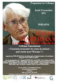 Colloque International Habermas, 10 novembre 2011, Université Paris  Descartes