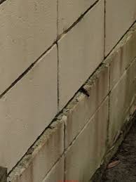Smooth over the repair with a damp cloth and allow it to set. Types Of Cracks Damage In Block Foundation Walls