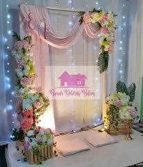 Nah, agar acara di rumah tampak menawan, gunakan ide dekorasi pernikahan simpel ini! Jasa Dekorasi Aqiqah N Sunatan Lamaran Dan Tunangan Dll Facebook