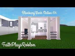 Aesthetic Bloxburg Work Station 6k Faithplaysroblox Youtube Workstation Station House