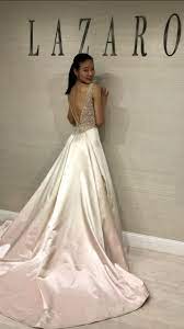 Ombre Wedding Dress Lazaro Style 3757 Lazarobridal Weddingdress Ombreweddinggown Jlmcouture Wedding Gown Backless Pink Wedding Dresses Bridal Ball Gown